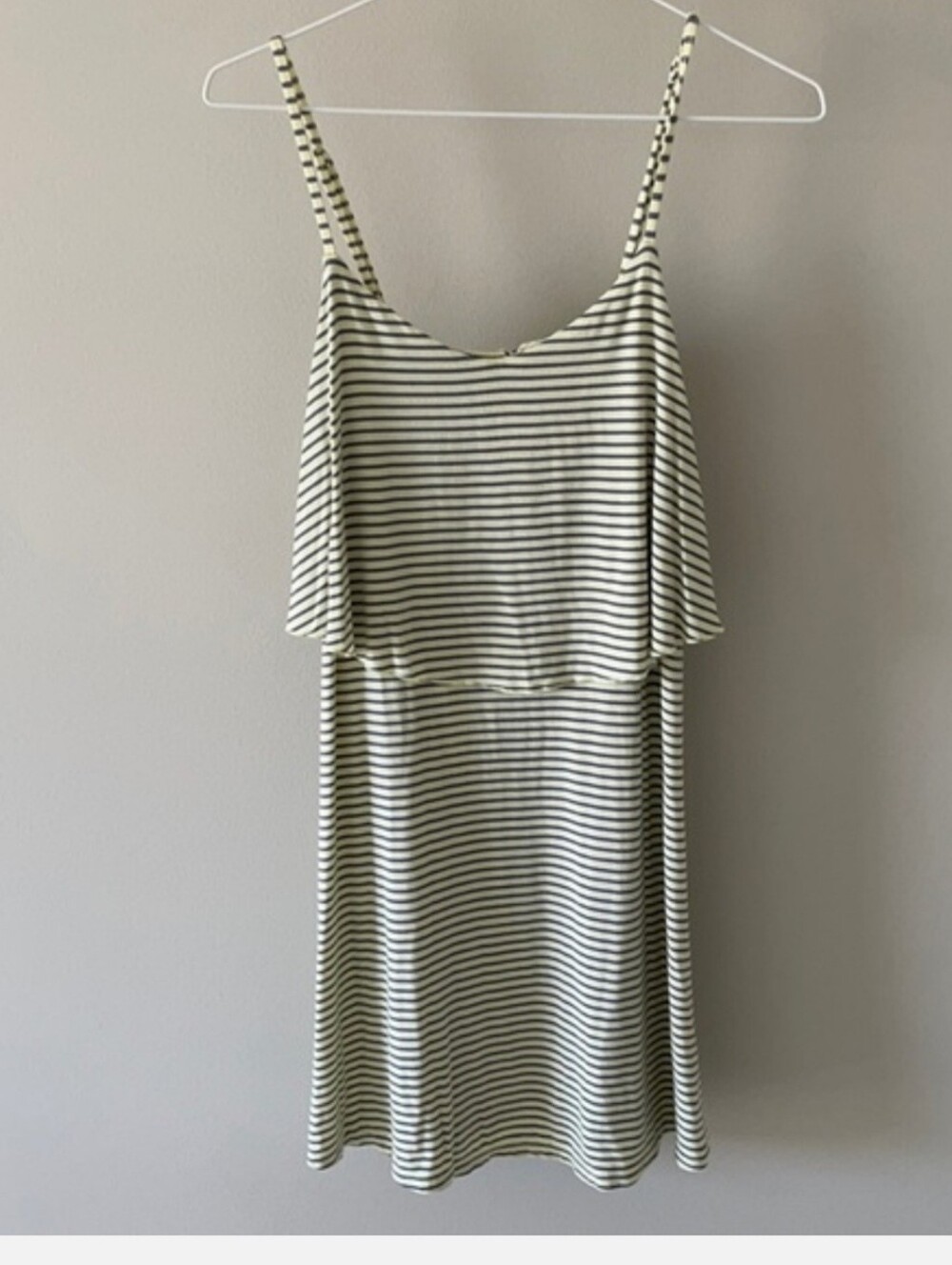 American Eagle Outfitters Dress With Yellow & Gray Stripes Size Small
